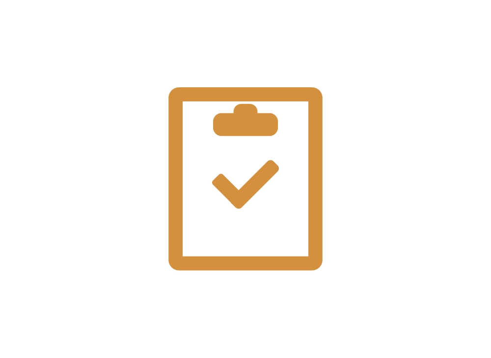 clipboard with checkmark